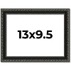 PosterPalooza | Photo Size Antique Black Picture Frame - UV Acrylic, Foam Board Backing, Hanging Hardware - 2 of 4