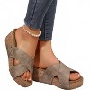 Women's Wo's Open Toe Wedge Sandals - Trendsi - 2 of 2