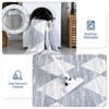 Geometric Rug Washable Rugs for Living Room, Modern Diamond Rug with Non Slip Backing, Non Shedding Stain Resistant Contemporary Floor Covering - 3 of 4