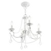 Livex Lighting Pennington 4 - Light Chandelier in  Antique White - 3 of 4