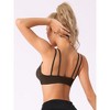Allegra K Women's Full-Coverage U Back Fitness Sports Bras with Fixed Padded Cup - 2 of 4