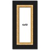PosterPalooza | Panoramic Embellished Brown Picture Frame - UV Acrylic, Foam Board Backing, Hanging Hardware - 2 of 4