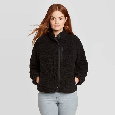 women's sherpa jacket target