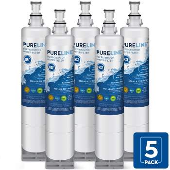 PureLine EDR5RXD1 and 4396508 Replacement for Whirlpool EveryDrop Filter 5, Kenmore 46-9010 Refrigerator Water Filter (3-Pack)
