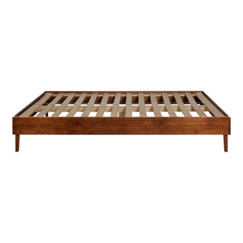 King Solid Wood Platform Bed Walnut Saracina Home Target