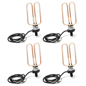 Farm Innovators UPH-15 Outdoor Universal Livestock Water Tank Heater Copper Element 1500 Watt Drain Plug De-Icer, Fits All Tanks (4 Pack) - 1 of 4