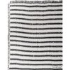 Manual Woodworkers and Weavers Nautical Wonder Throw – 46"W x 60"L, Black & White 2-Layer 100% Cotton Coastal Blanket - 3 of 3