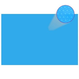 VidaXL Rectangular Pool Cover 236.2 in.x157.5 in. PE Blue - 1 of 4
