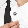 EVERLY JEWELRY |Sterling Silver 17 CT TGW Black Onyx Cufflink - 2 of 4