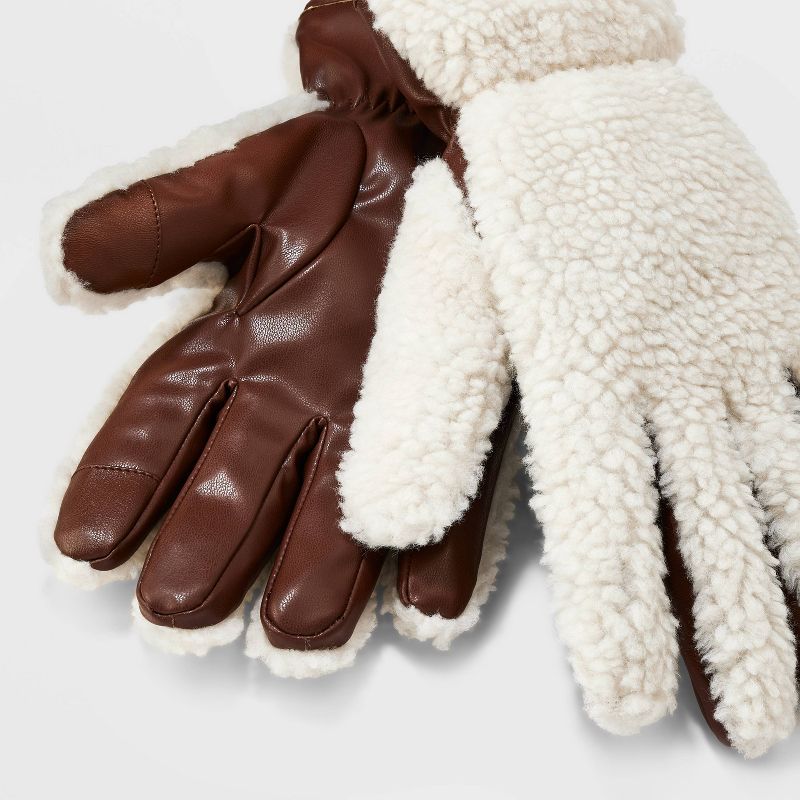 Men's Faux Shearling Gloves - Goodfellow & Co™, 2 of 4
