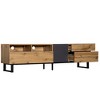 VYNXARIA Modern 80-Inch TV Stand with Double Storage and Drop Down Doors - Stylish Media Console for Living Room and Home Theatre - 4 of 4