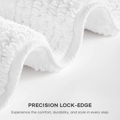 White Cotton King 3-Piece Tufted Bedspread Set