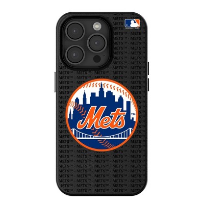 MLB National League Teams Text Backdrop MagSafe Compatible Cell Phone Case for Apple iPhone