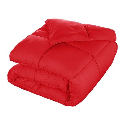 Brushed Microfiber Solid Comforter Reversible Medium Weight Down Alternative Bedding by Blue Nile Mills