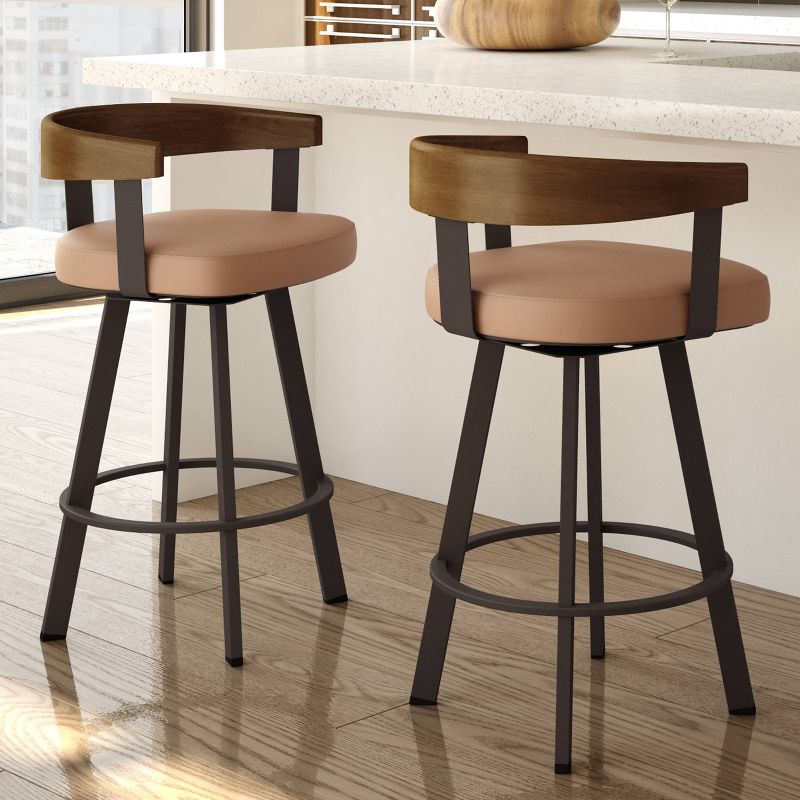 26" Lars Counter Height Barstool - Amisco, 6 of 10