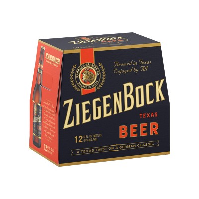 ZiegenBock Texas Amber Beer - 12pk/12 fl oz Bottles