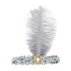 Unique Bargains Women's Feather Faux Diamond Sequins Headband 1 Pc - 3 of 4
