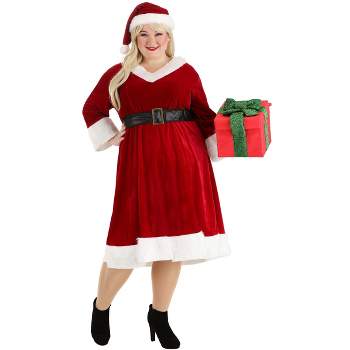 HalloweenCostumes.com Women's Plus Size Santa Claus Sweetie Costume