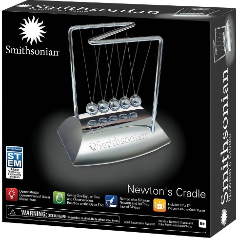 Smithsonian newtons cradle on sale