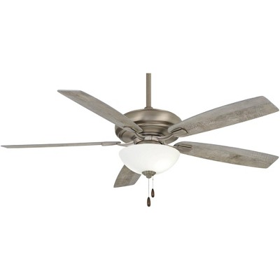 60" Minka Aire Watt II Nickel LED Indoor Pull Chain Ceiling Fan