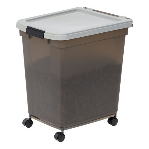 Iris Usa Airtight Pet Food Container With Casters, Navy : Target