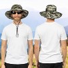 SUN CUBE Wide Brim Sun Hat Adults, Fishing Hats Sun UV Protection, Hiking Bucket Hat Safari Beach Boonie, UPF 50+ - 3 of 4