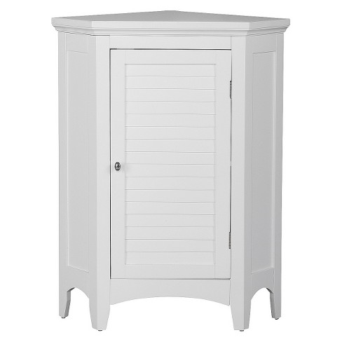 Elegant Home Fashions Slone 2-Door Wall Cabinet, White