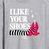 Men's - Wizard of Oz - I Like Your Shoes Ruby Slippers Long Sleeve Graphic T-Shirt - 2 of 4