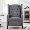 CENGHU 27.16" Wide Manual Wing Chair Recliner, Sofa Chair, Comfy Accent Armchairs for Adults, Adult Recliner Chair, Modern Single Recliner Chair - 2 of 4