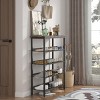 GlasFlength Shoe Racks 4 Tier Shoe Rack Long Shoe Rack Shoe Organizer Free Standing Shoe Rack for Living Room, Black, 30"*11.5"*37" - 3 of 4