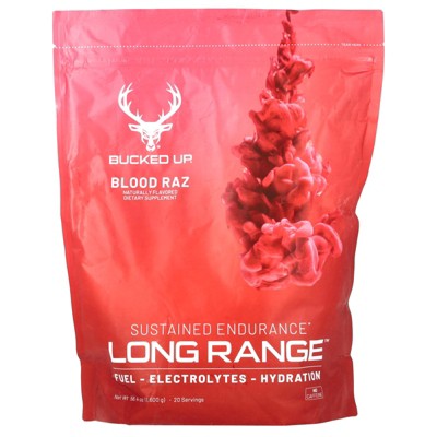 Bucked Up Long Range, Blood Raz, 56.4 oz (1,600 g)