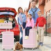 BEAFUP Hardshell Luggage Sets 4 Pieces 20"+24"+28" Luggages and Cosmetic Case Spinner Suitcase with TSA Lock Lightweight - 2 of 4
