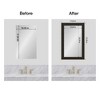 Amanti Art Mirror Makeover Bathroom Mirror Frame Border Kit - Fully Assembled Peel and Stick Frame - Mirror NOT Included - Accent Bronze Narrow Trim - 4 of 4