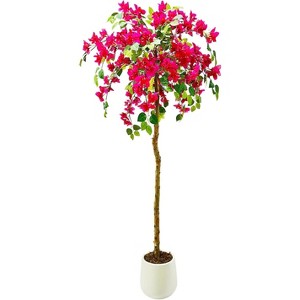Artificial Tree for Indoor & Outdoor Decor Faux Planter Potted Fake Tree Flower, Thanksgiving for Home, Office - 1 of 4