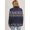 Women's Janet Nordic Print Sweater Cardigan - BluIvy - 3 of 4