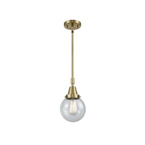 Beacon - 1 Light Stem Hung Mini Pendant In Industrial Style-10.63 Inches Tall and 6 Inches Wide - 1 of 1