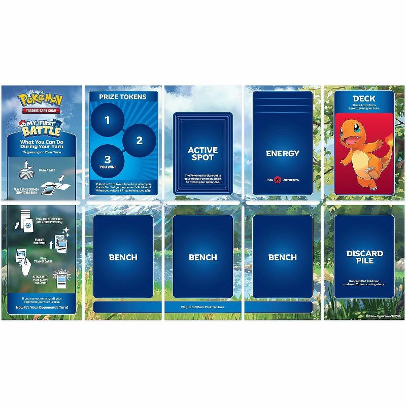 Pokémon TCG: My First Battle—Charmander and Squirtle (2 Ready-to-Play Mini Decks & Accessories) - Great For Beginners, 4 of 7