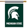 Briarwood Lane Michigan State Spartans House Flag NCAA Licensed 28" x 40" - 2 of 4