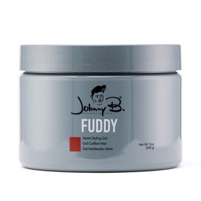 Johnny B Fuddy Matte Styling Gel, 12 oz