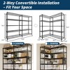 1325 LBS Metal Storage Shelves, 59" Wide Wire Shelf 5-Tiers Storage Shelving Unit Heavy Duty Shelves for Kitchen Office Pantry Garage - 3 of 4