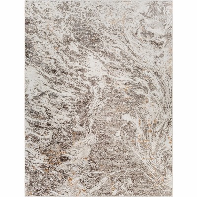 Hauteloom Elaxi Brown Marble Rug