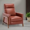 TiramisuBest Leather Push Back Recliner-Midnight Blue - 2 of 4