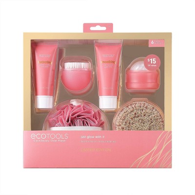 EcoTools Just Glow with It Beauty Tools Gift Set - 6ct