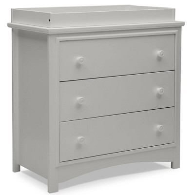 delta children emerson 3 drawer dresser with changing top