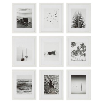 (Set of 9) 11" x 14" Gallery Grid Kit White - Instapoints