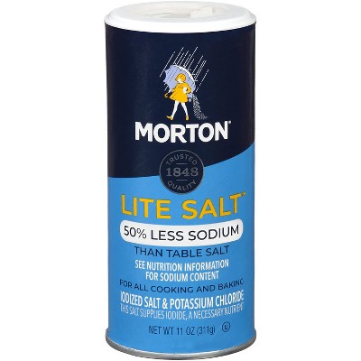 Mortons Lite Salt - 12 pack, 11 oz