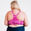 Calypsa - Women's Plus Size Racerback Swim Bra With Removable Cups - 2 of 4