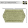 Waterford Collection Cotton Tufted Bath Rug - Home Weavers - 3 of 4