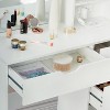 1 Set 15Mm Particle Board 3Mm Density Board Double-Sided Melamine Hollow Four-Drawer Dressing Table - 4 of 4