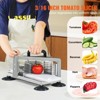 VEVOR Commercial Tomato Slicer, 3/16 inch Tomato Cutter Slicer, Stainless Steel Heavy Duty Tomato Slicer Machine, Manual Tomato Slicer - 3 of 4
